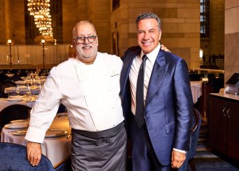 Chef Sam Hazen and Joseph Palladino of Palladino's Steak & Seafood