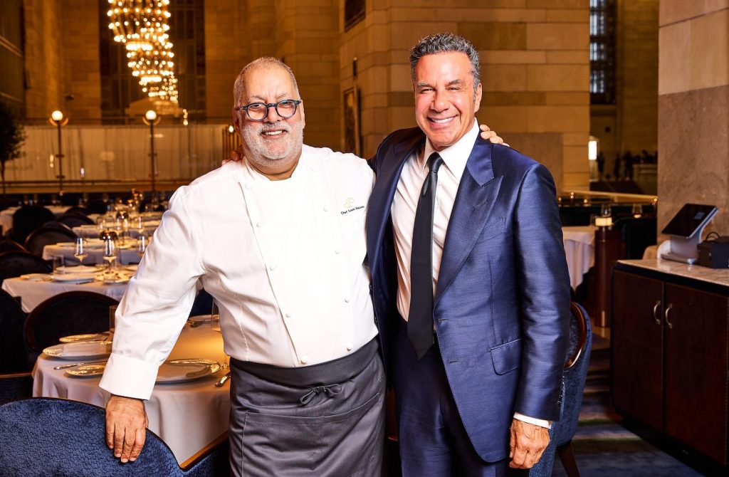 Chef Sam Hazen and Joseph Palladino of Palladino's Steak & Seafood