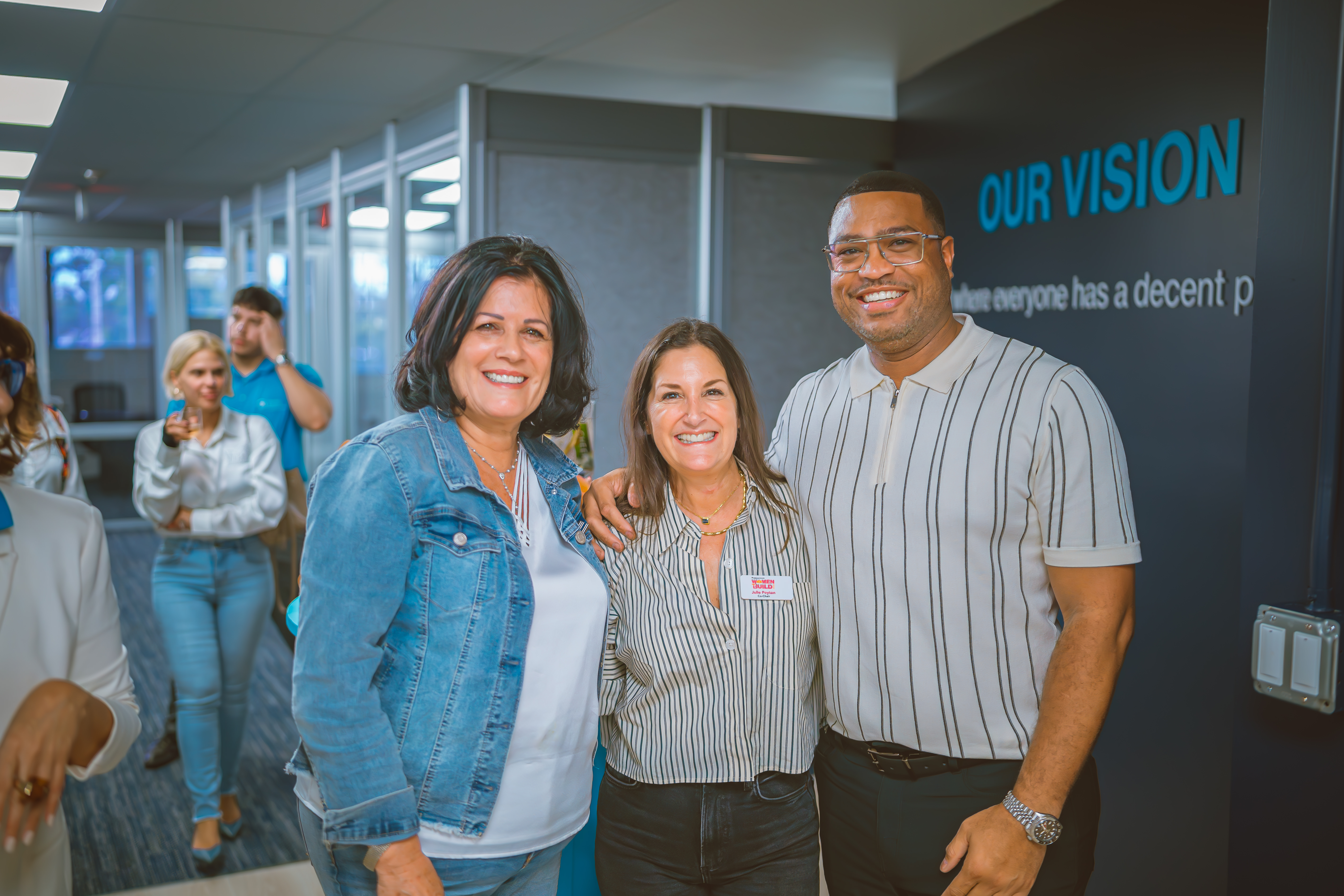 Laureen Pannullo, Julie Peyton, and Clint Lowe