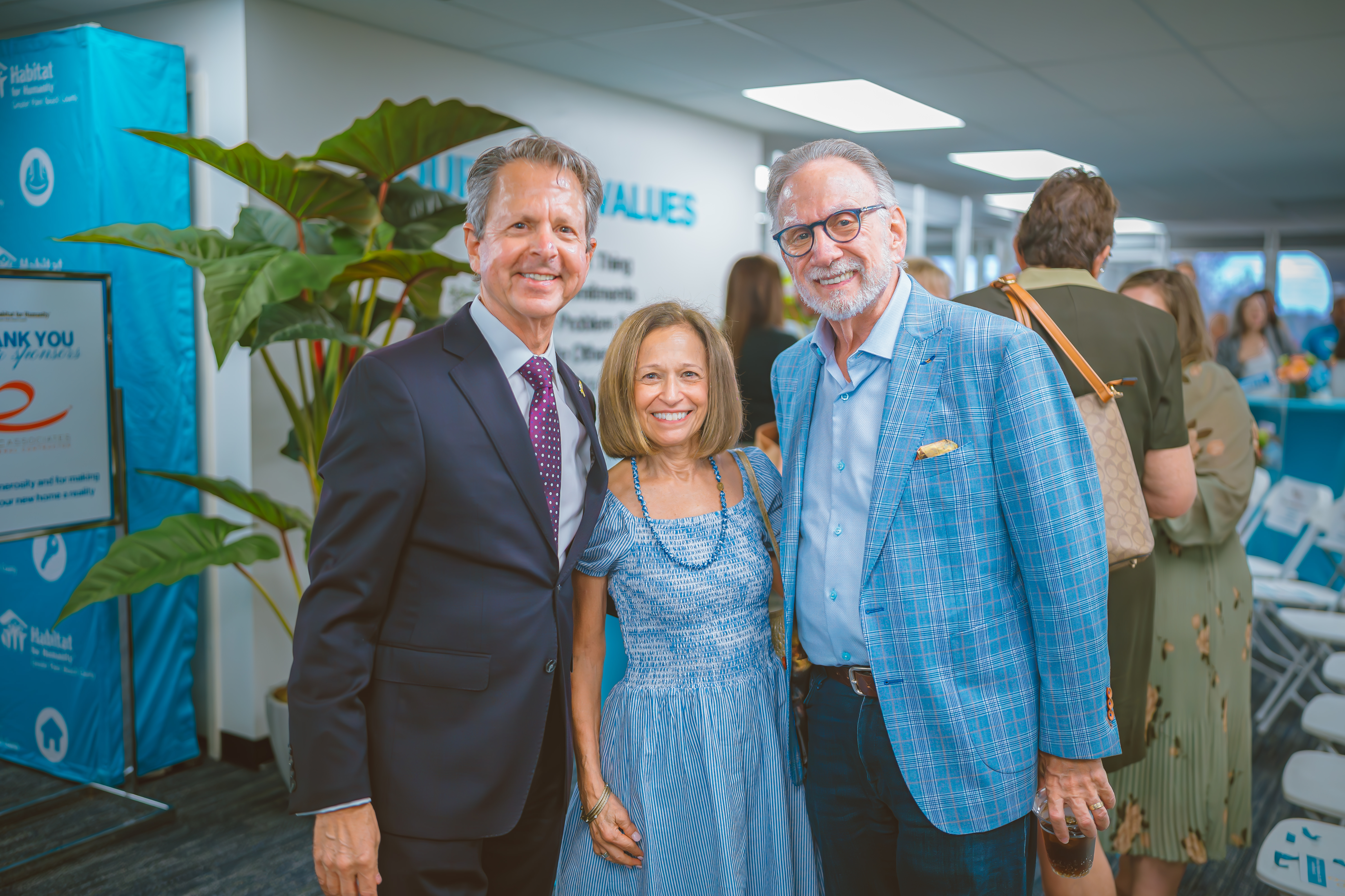 Commissioner Gregg K. Weiss with Donna and Bob Goldfarb