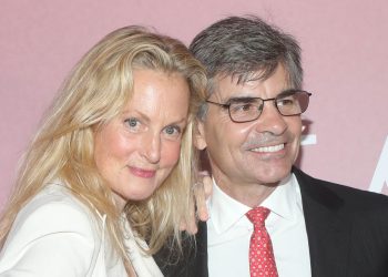 George Stephanopoulos with Ali Wentworth at the 2025 Tribeca Film Festival
