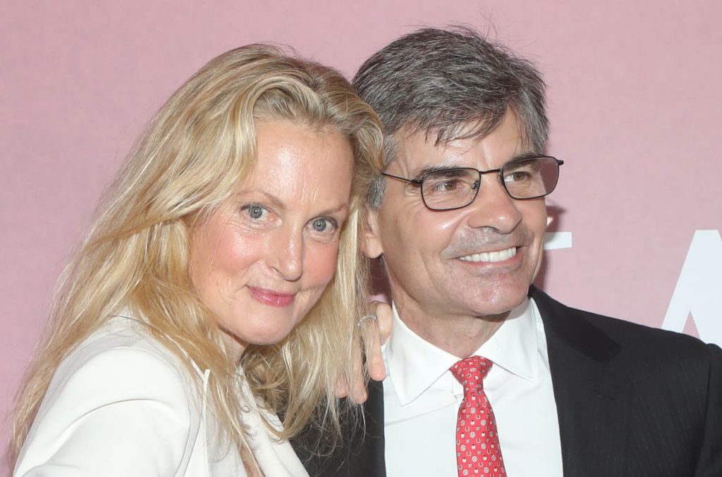 George Stephanopoulos with Ali Wentworth at the 2025 Tribeca Film Festival