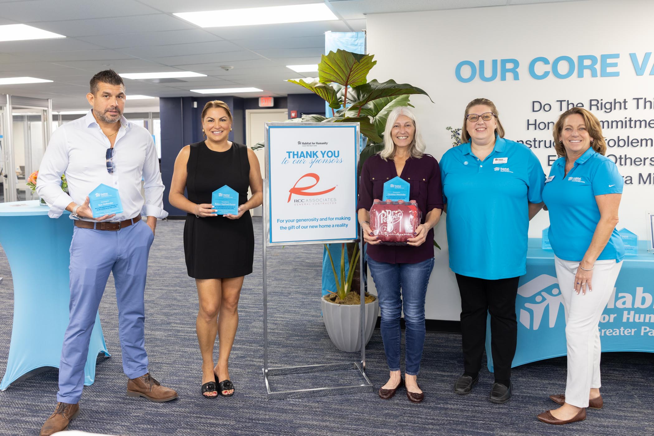 Ron Hollander, Robyn Raphael-Dynan, Christina Wantroba, Debra Scott, and Jennifer Thomason