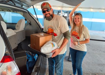 Boca Helping Hands is raising money for their annual Thanksgiving Box Brigade program in Palm Beach