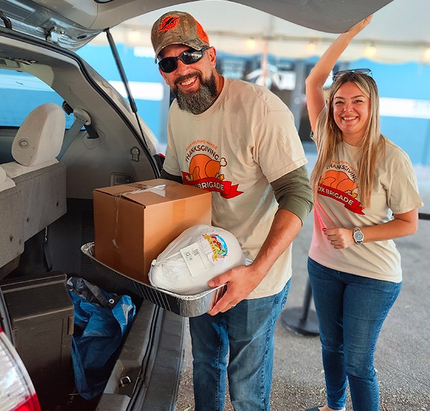 Boca Helping Hands is raising money for their annual Thanksgiving Box Brigade program in Palm Beach
