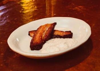 Candied Bacon from Rowdy Hall in East Hampton