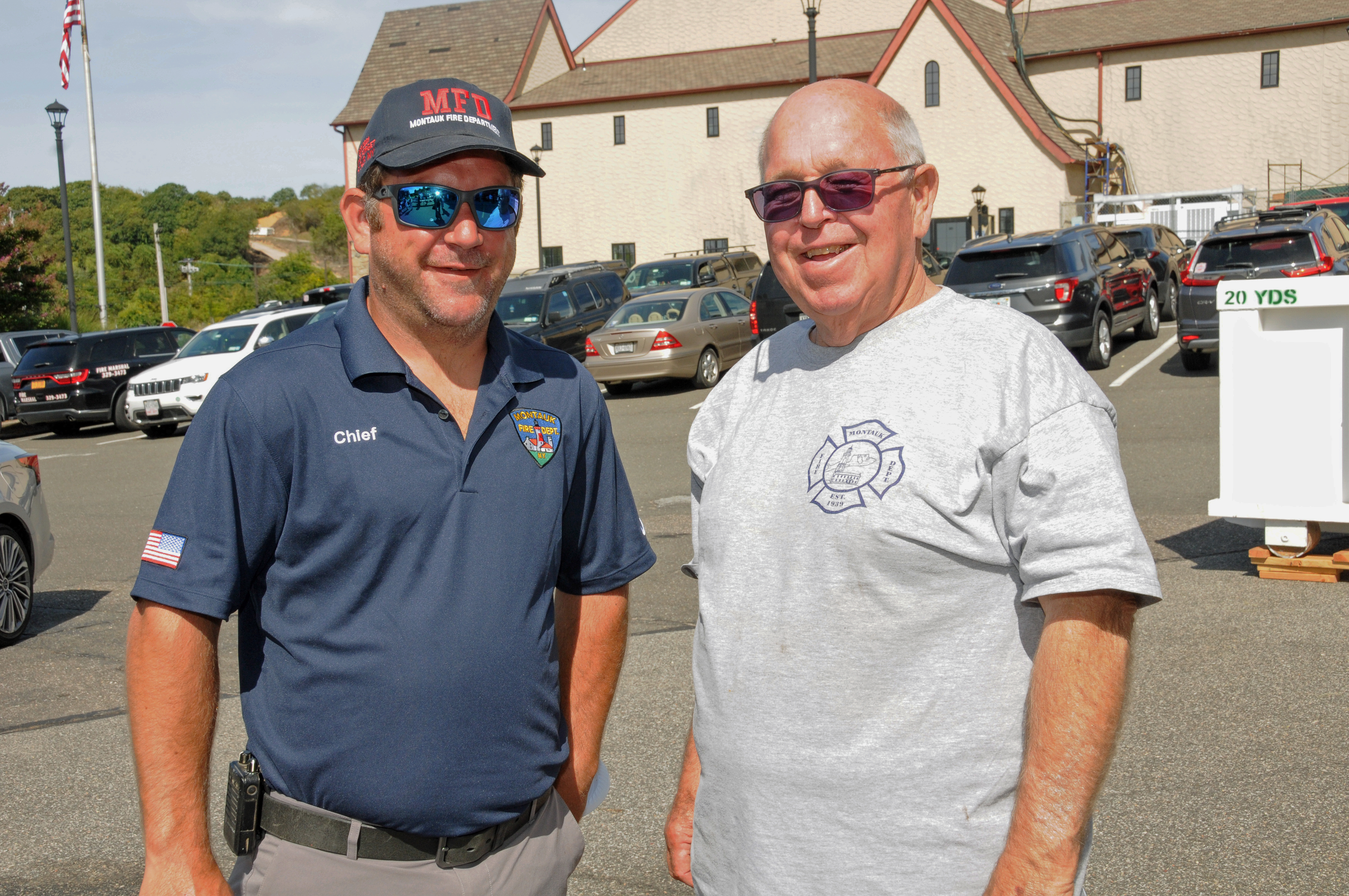 Chief Peter Joyce Jr. and Ex-Chief Peter Joyce