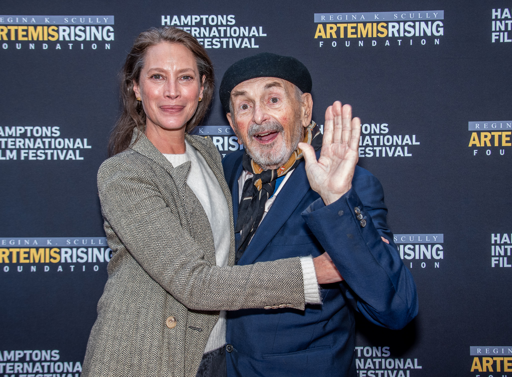 Christy Turlington and Arthur Elgort at HIFF 2025