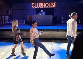 Line dancing at The Clubhouse Hamptons