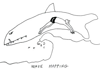Jaws cartoon by Dan Rattiner