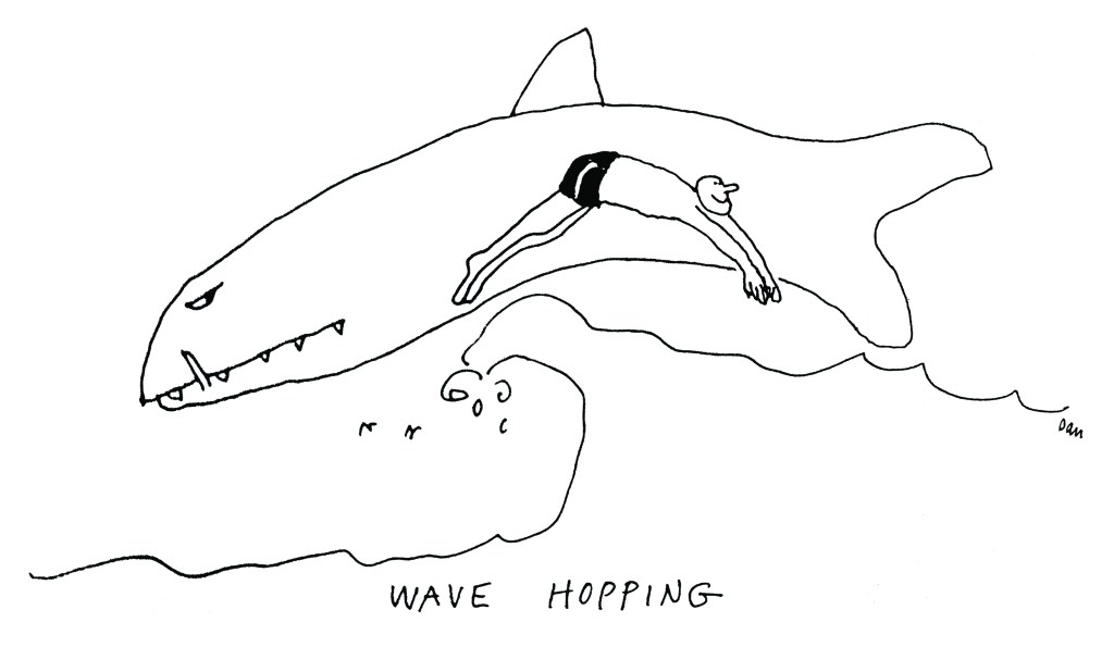 Jaws cartoon by Dan Rattiner