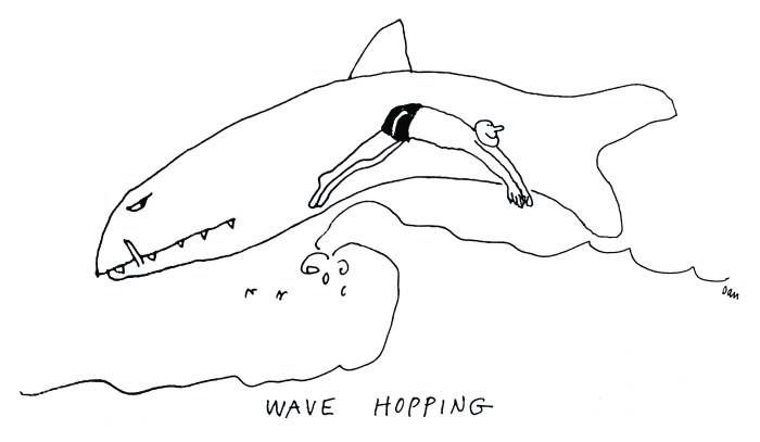Jaws cartoon by Dan Rattiner