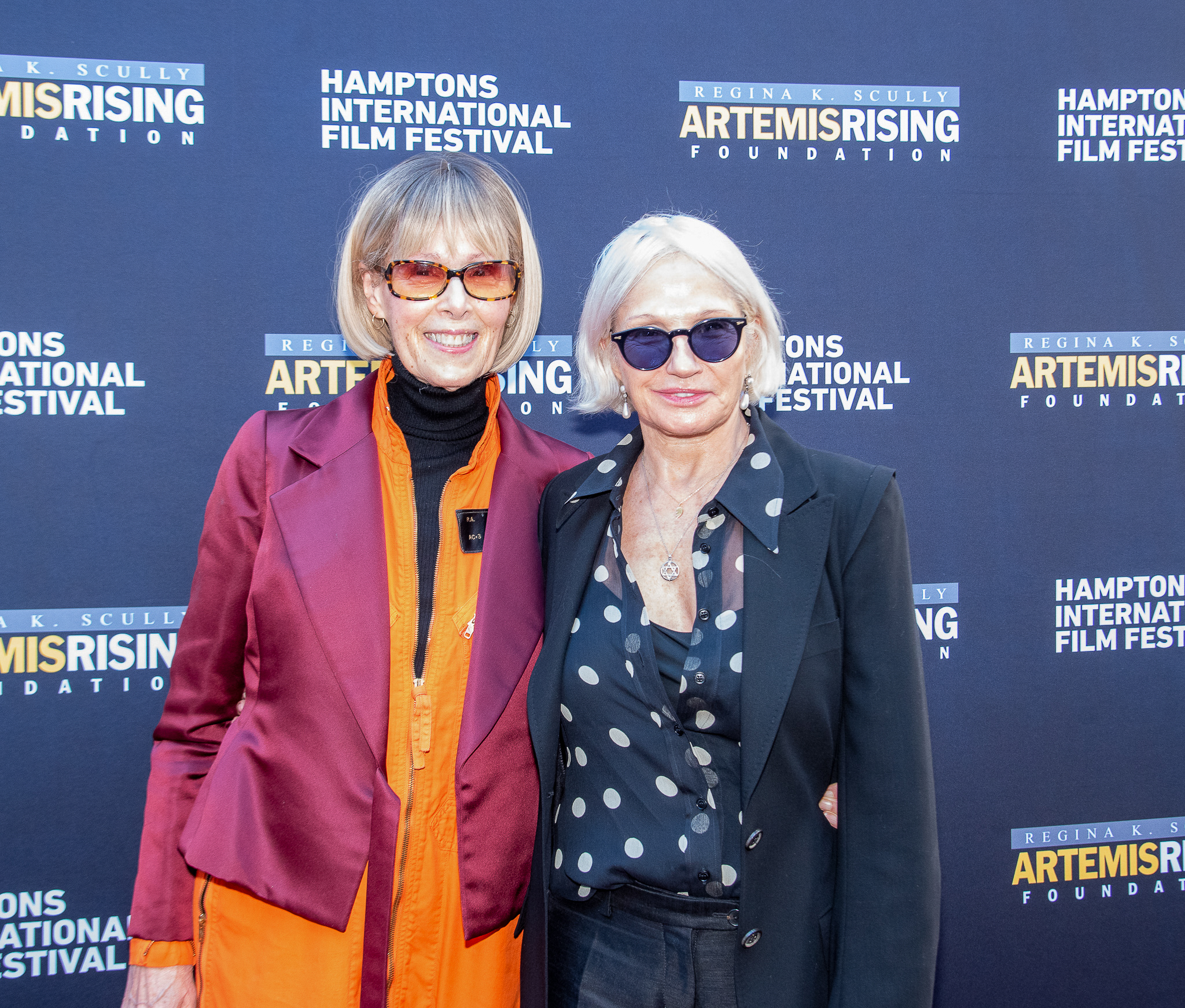 E. Jean Carroll and Ellen Barkin