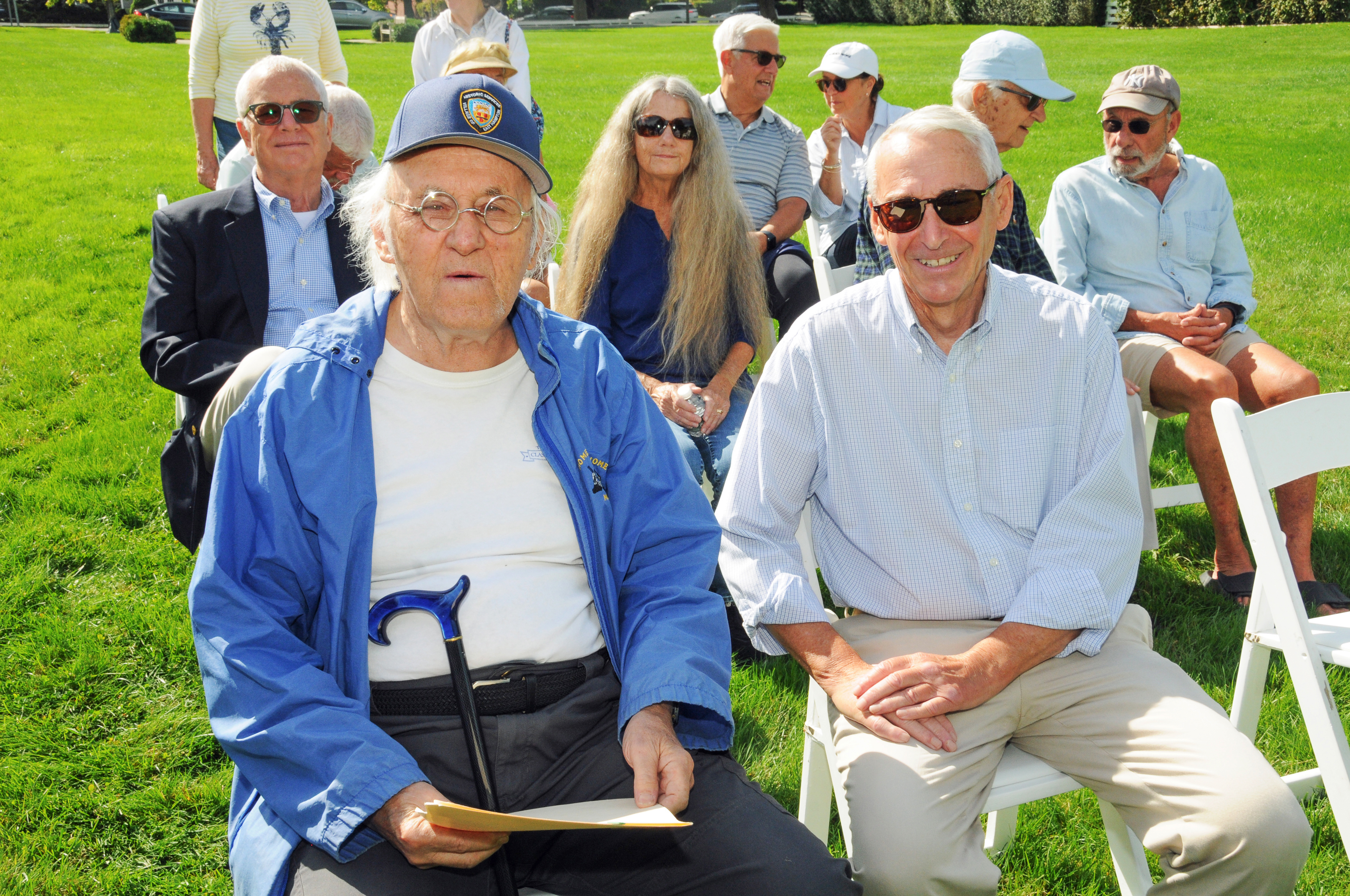 EH Village and Town Historians Hugh King and Robert Hefner