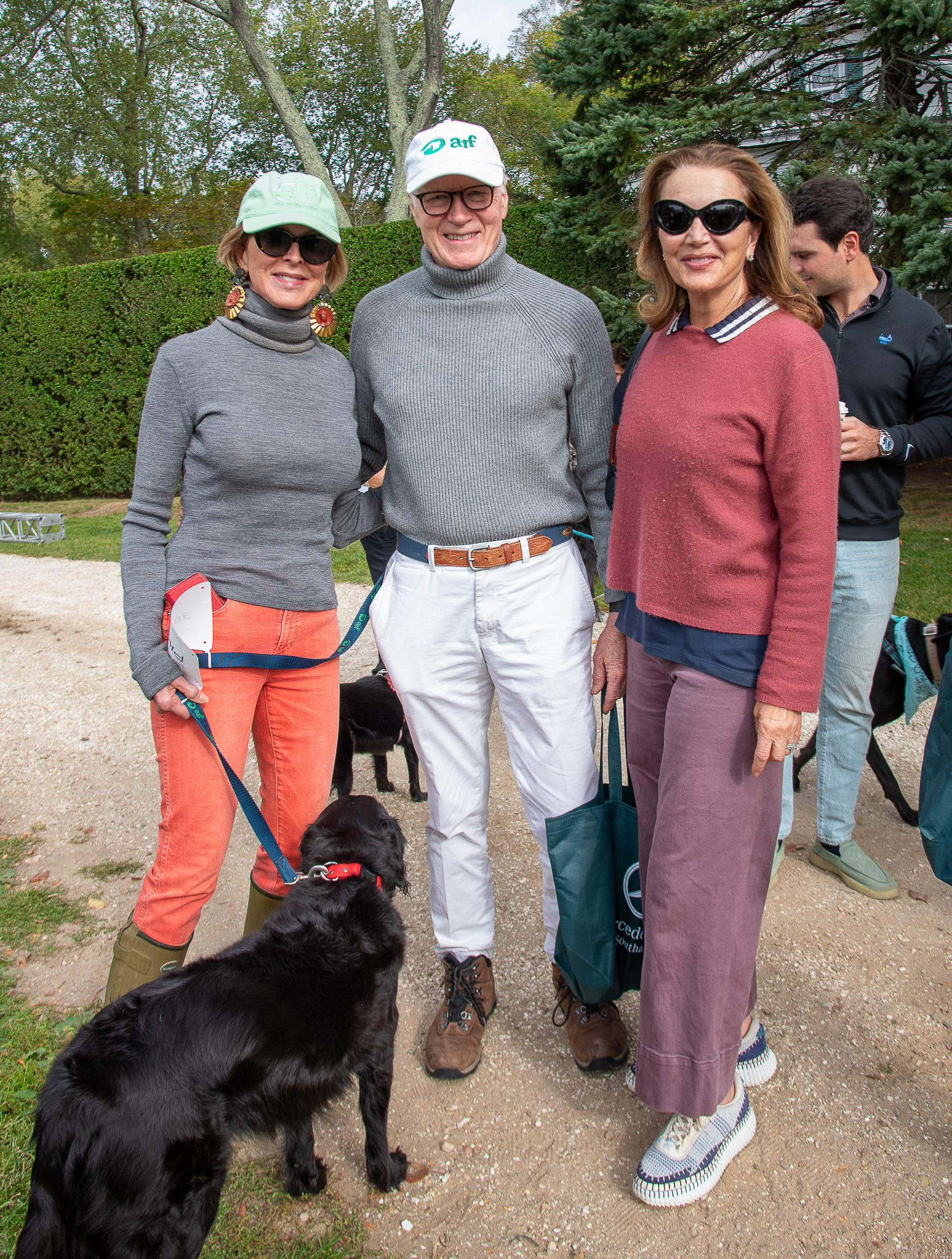 Ellen and Chuck Scarborough, Lisa McCarthy