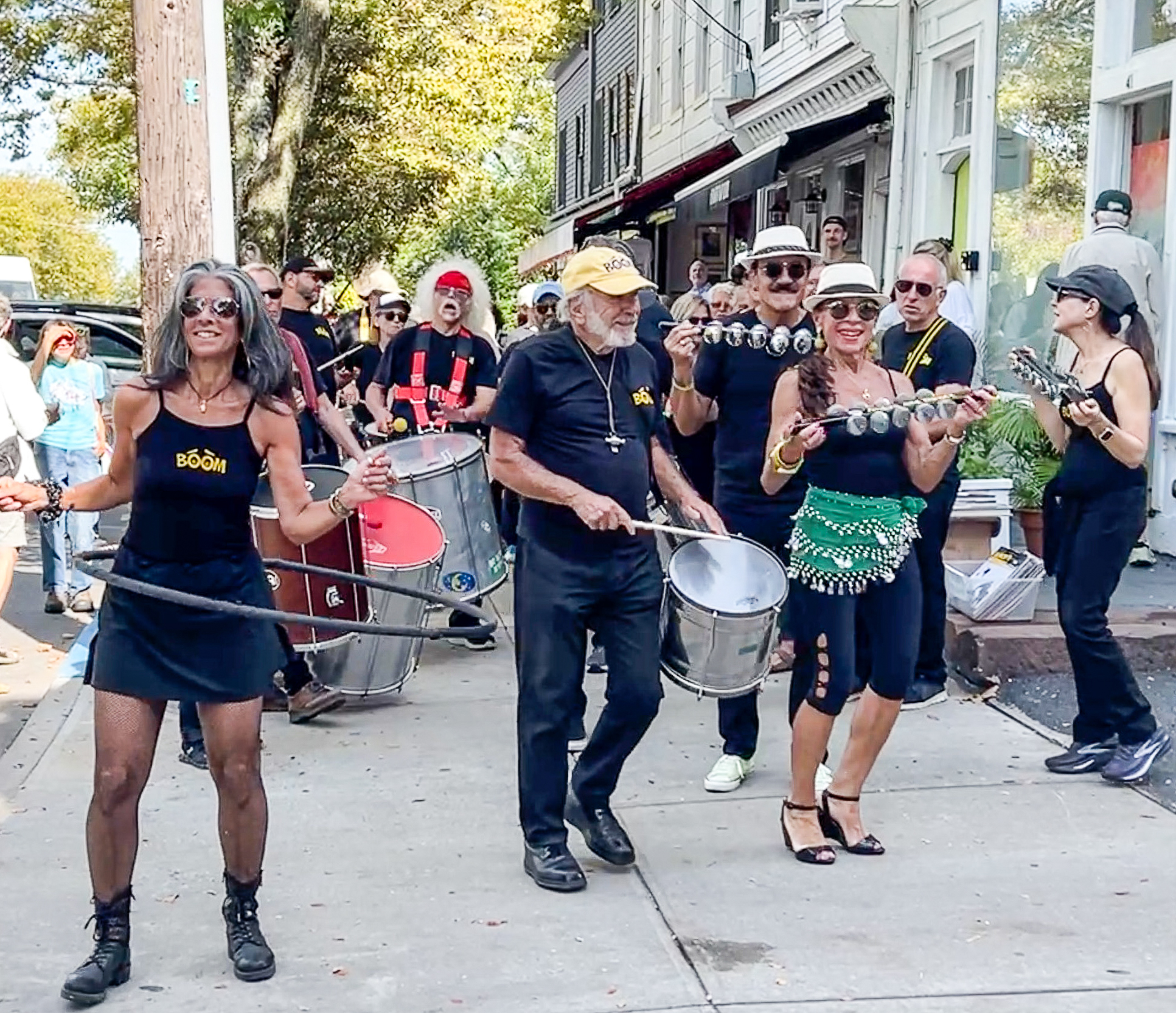 Escola de Samba Boom on Main St. in Sag Harbor