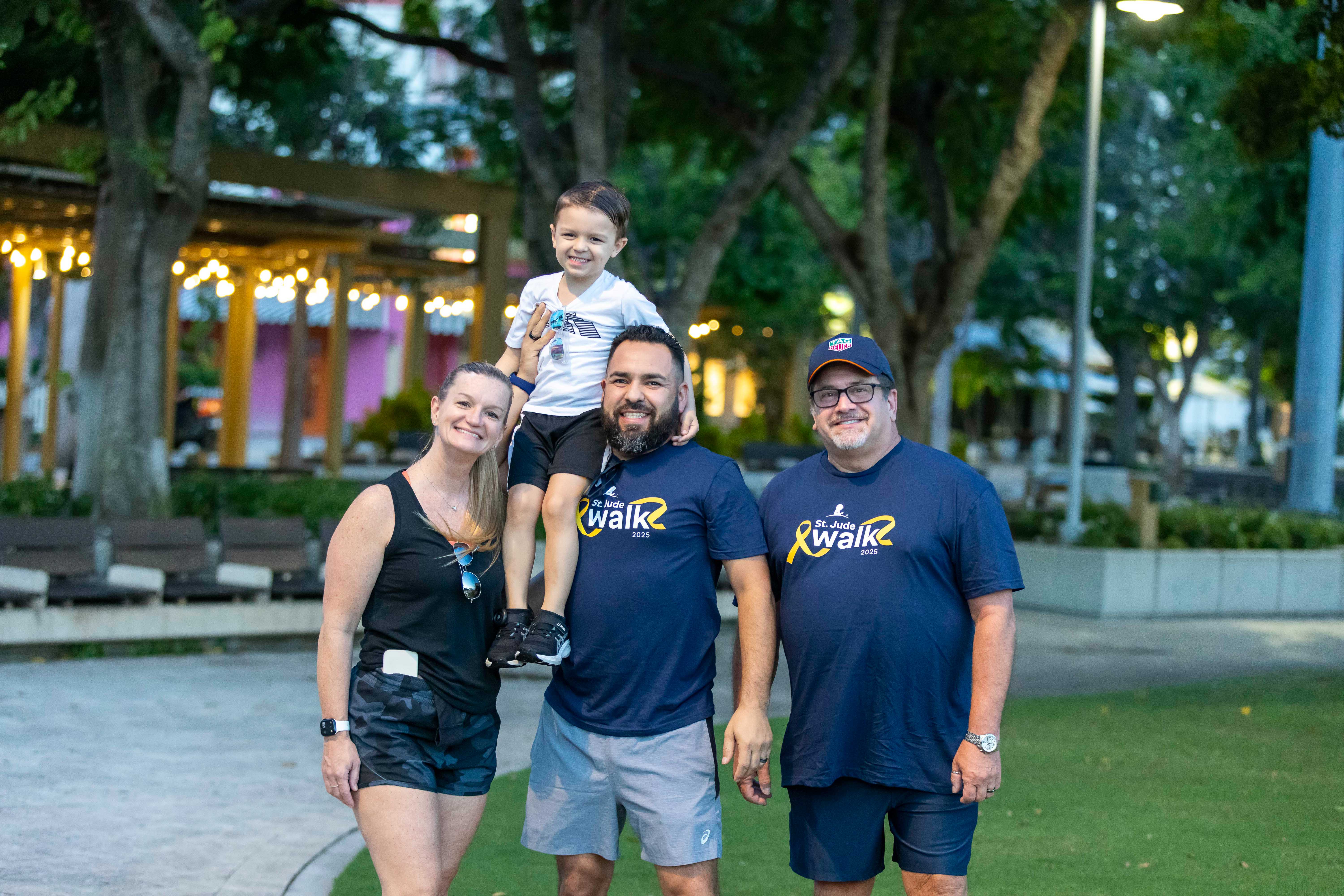 Family Participating in St. Jude 5k