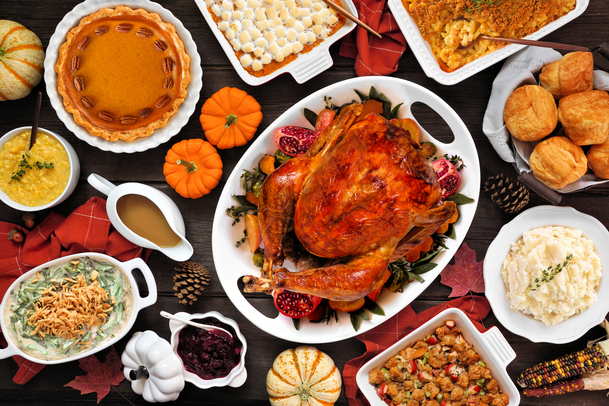 November is here – and Thanksgiving food offerings are "heating up."