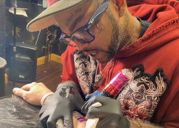 Taboo tattooing at Vibes Ink