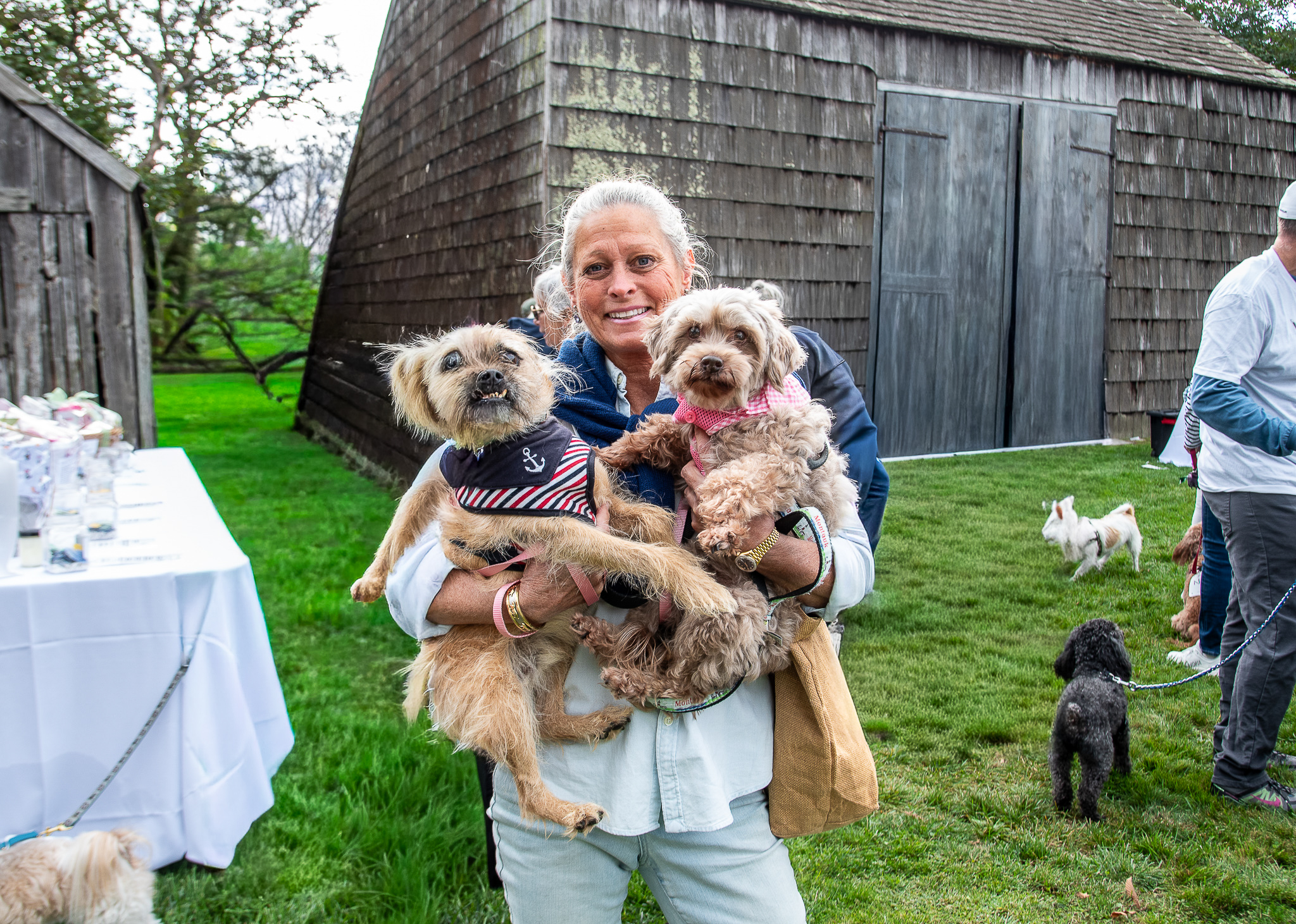 Jennifer Faga with George and Belle