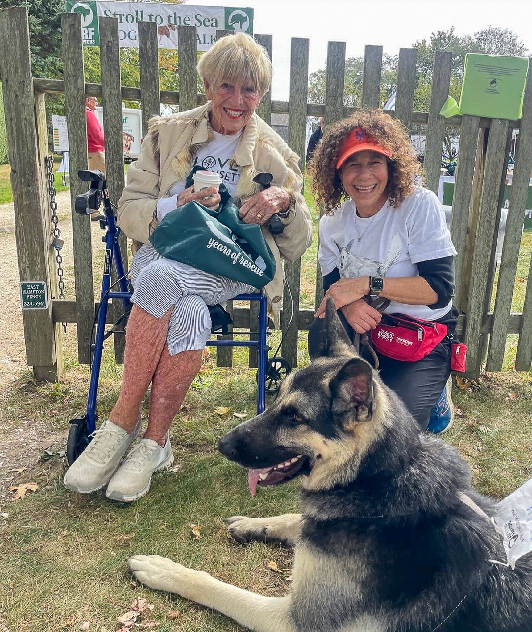 Joan Tulp, Charlotte Sasso and Cody