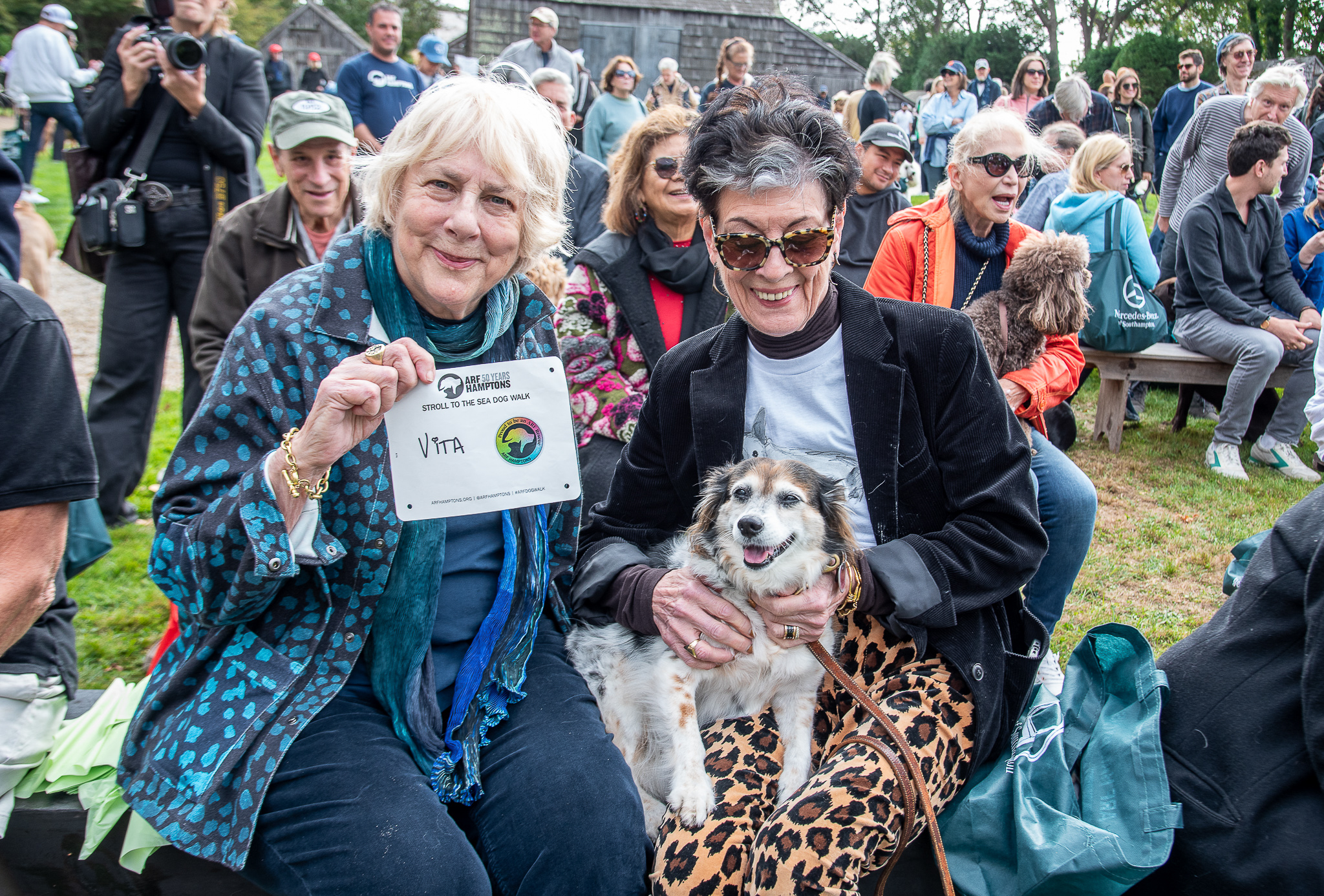 Lys Marigold and Dianne Benson with Vita