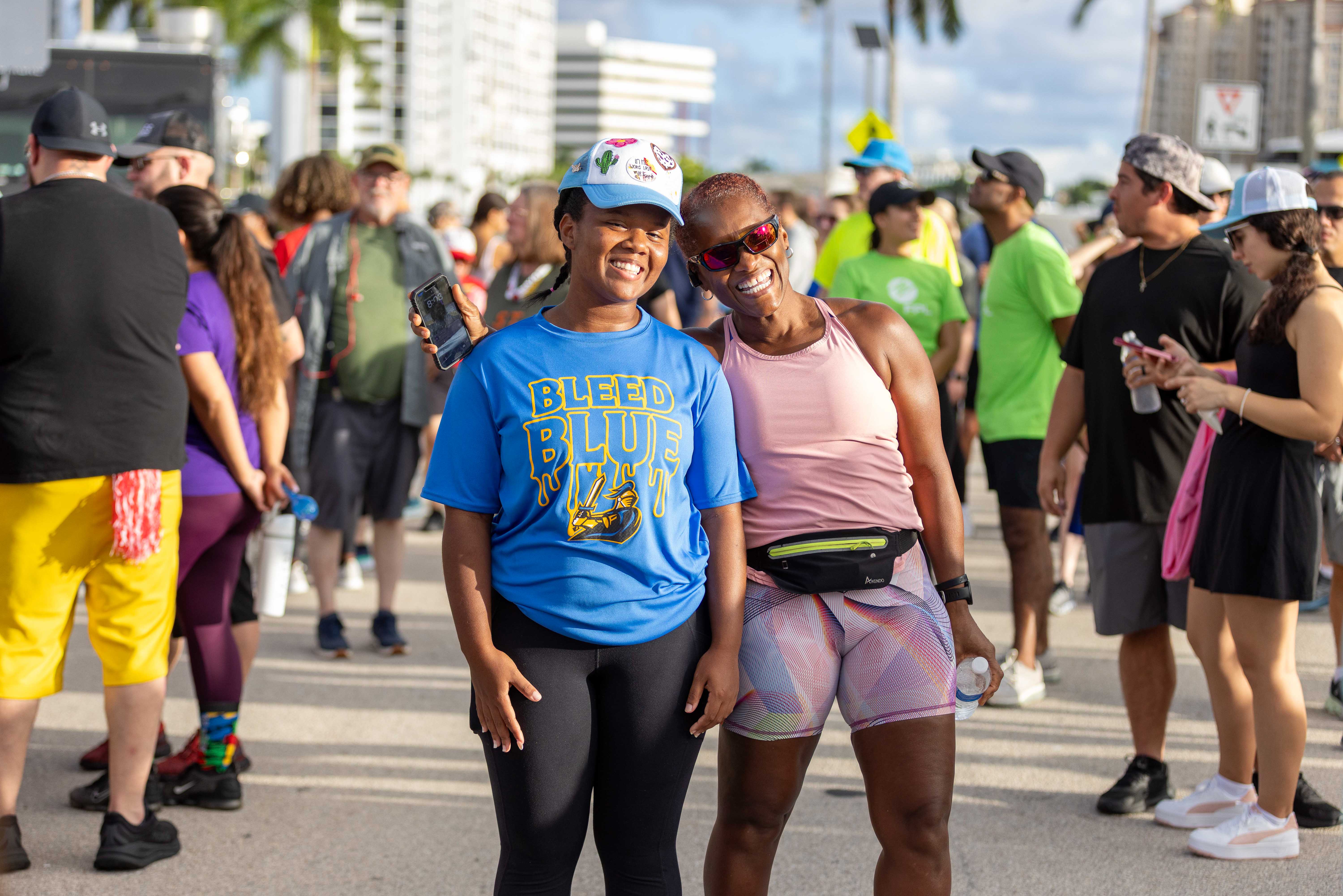 Runners Smiling after the Race