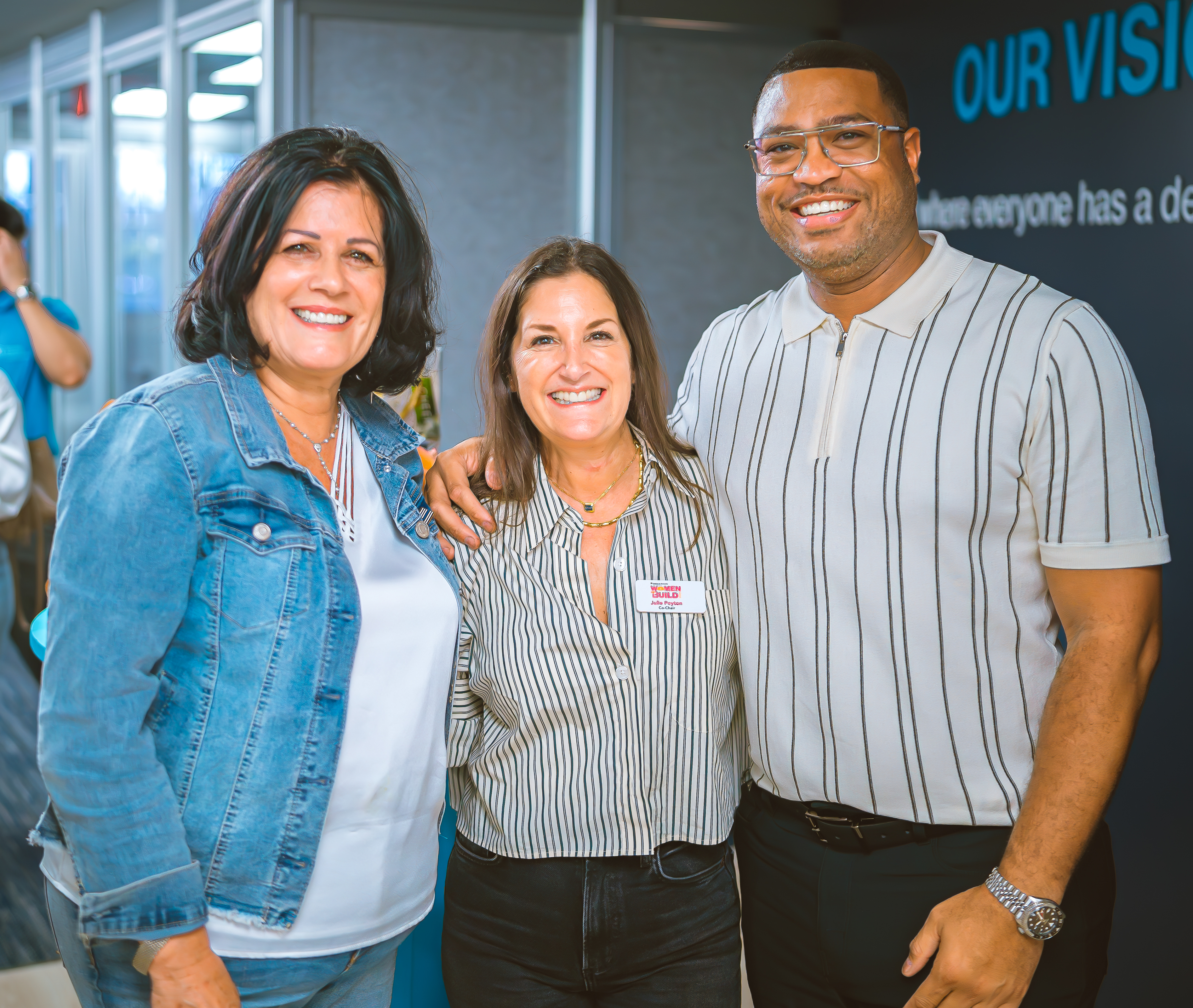 Laureen Pannullo, Julie Peyton, and Clint Lowe