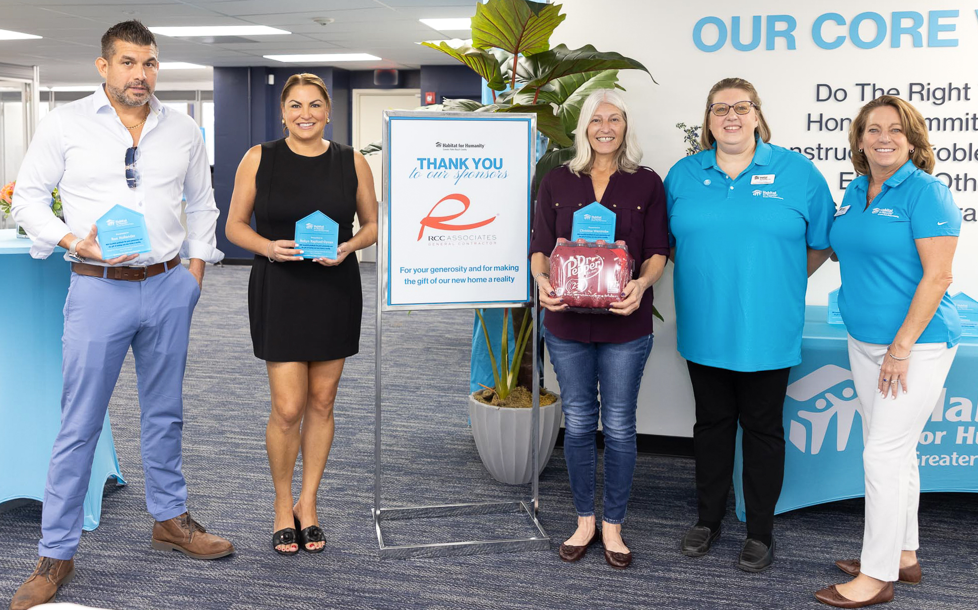 Ron Hollander, Robyn Raphael-Dynan, Christina Wantroba, Debra Scott, and Jennifer Thomason