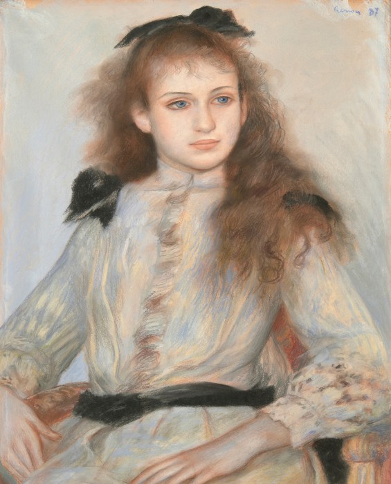 A portrait of 15-year-old Madeleine Adam, created by Renoir in 1887. collection