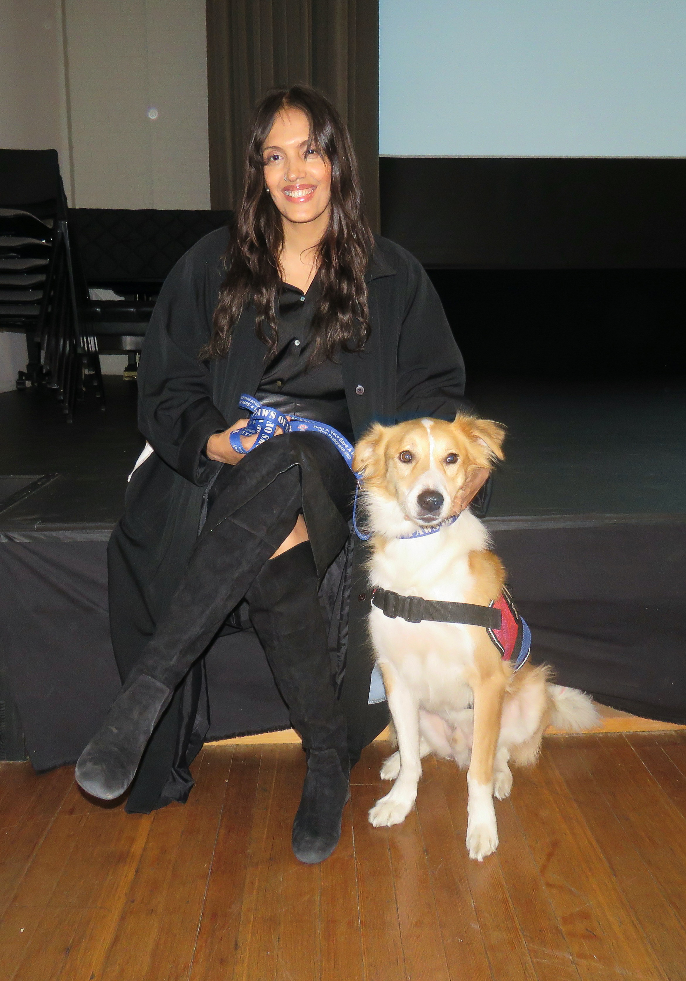 Angelique Williams and Buddy