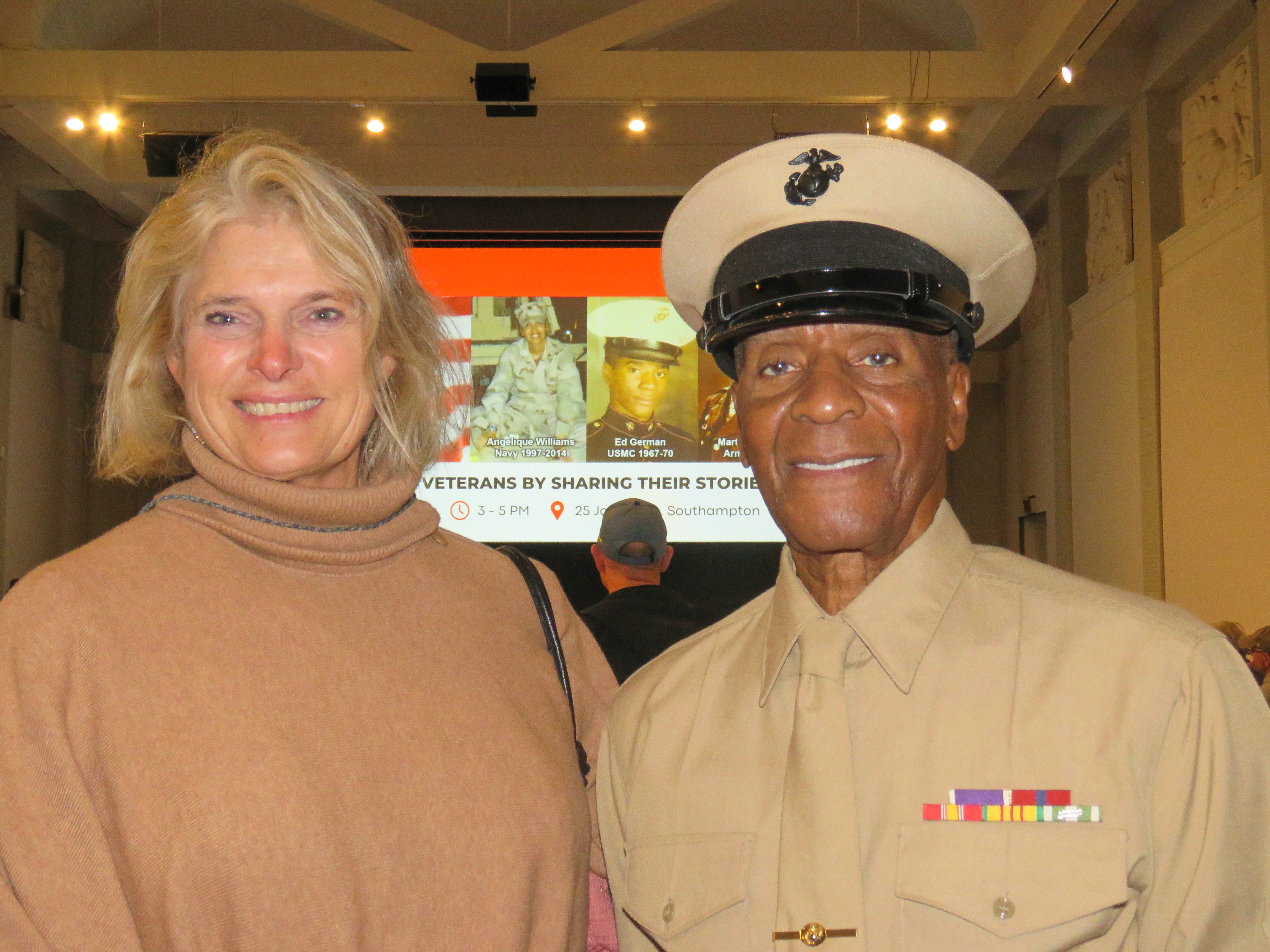 Ann Welker and Edwin German