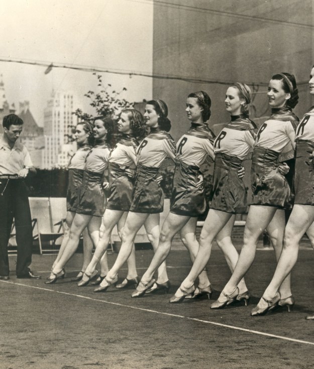 Rockettes rehearsals in 1937.