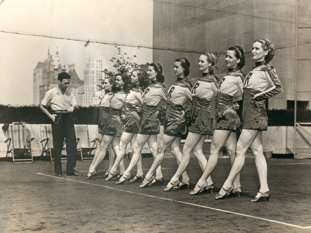 Rockettes rehearsals in 1937.