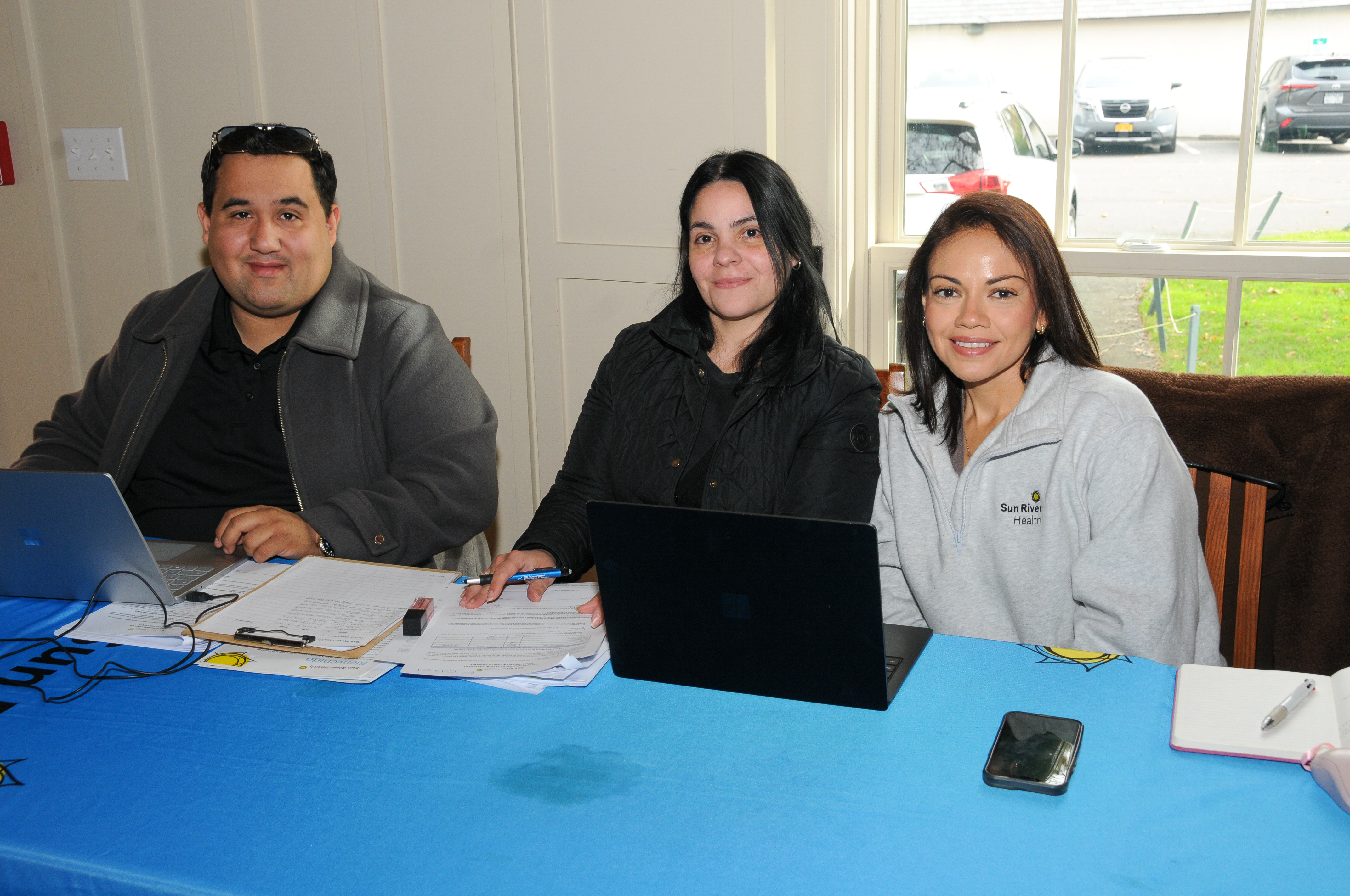 Carlos Pinto, Iris Fernandez, Sindy Daun, Sun River Health