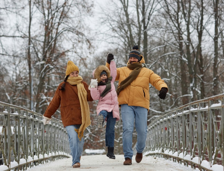 While it's a bit early for snow, it's time to start bundling the family up to go out!