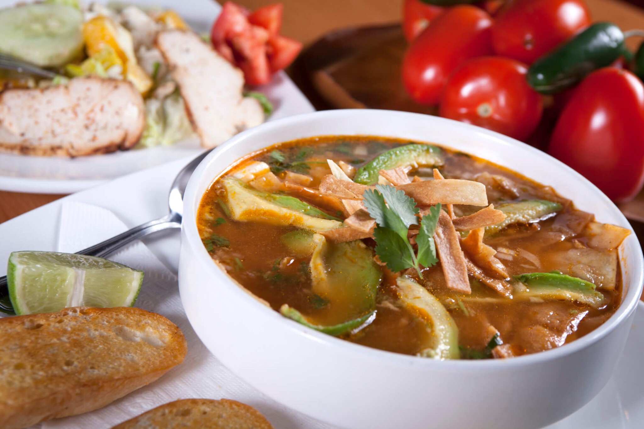 Try making incredible tortilla soup with your leftover Thanksgiving turkey