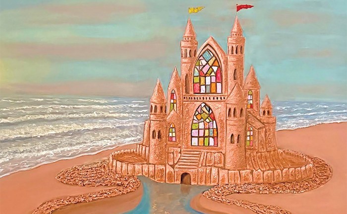 "Hampton Castle" - November 7, 2025 Dan's Papers cover art (detail) by John Melillo