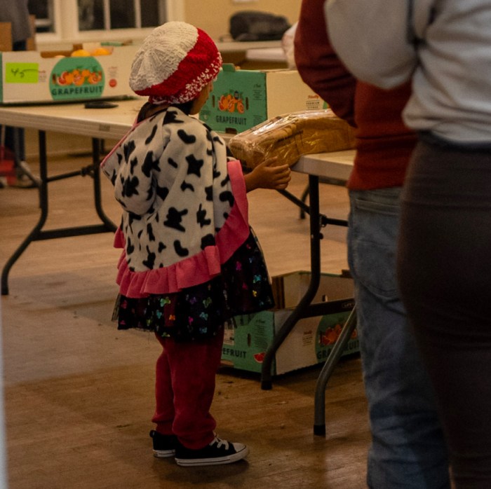 Families with young children were among the recipients of Amber Waves Farm's new soup program (Amber Waves Farm)
