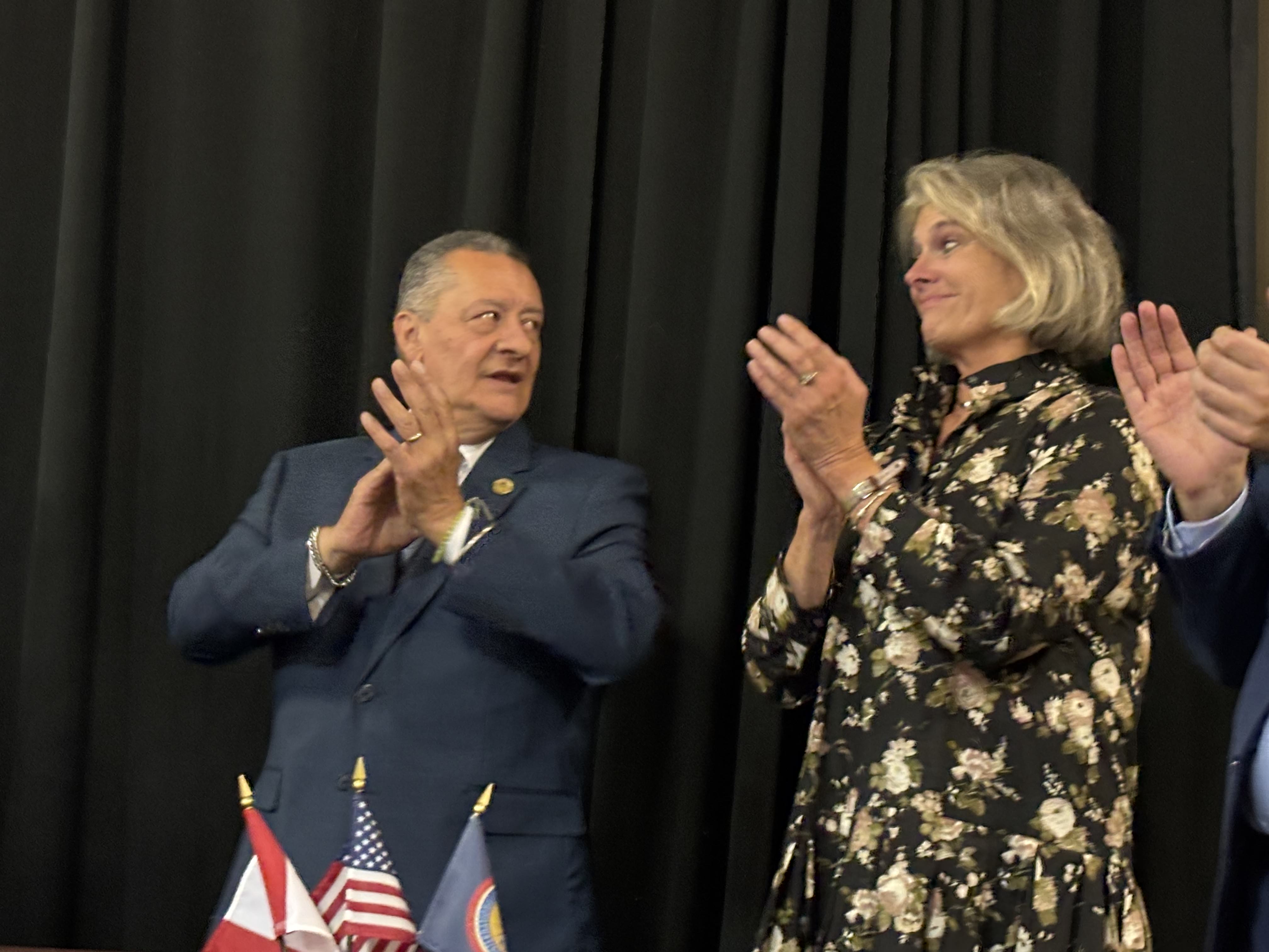 Suffolk County Legislators Ann Welker, who represents the South Fork, and Jerome Gonzalez, who represents Suffolk's Ninth District, both won re-election.