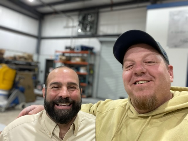 Owner of Cornerstone Restorations LLC Peter Marmorato, Jr. and manager Douglas Abel