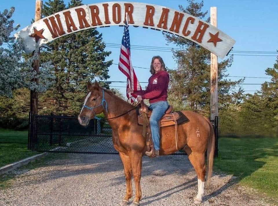 Eileen Shanahan of the Warrior Ranch Foundation.