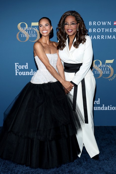 Misty Copeland and Oprah Winfrey attend the American Ballet Theatre Fall Gala at David Geffen Hall.