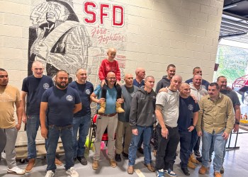 Southampton Fire Department with Scarlett Parry