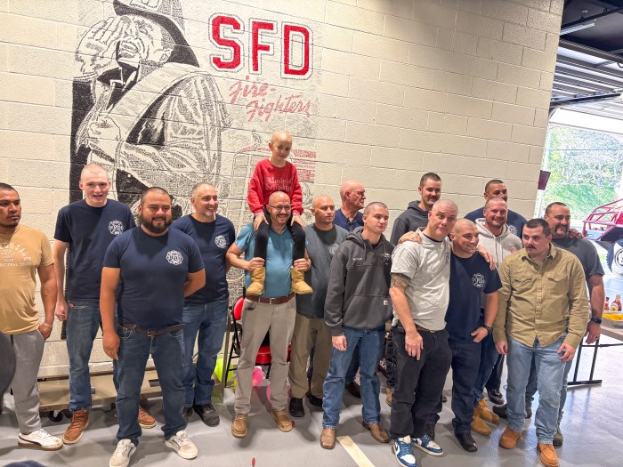 Southampton Fire Department with Scarlett Parry