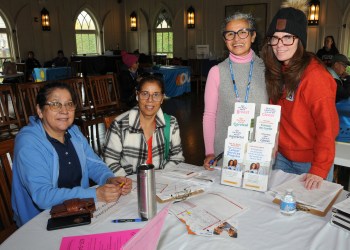 Teresa and Maria Alfaro, Patricia Ryan, Maureen O_Connor, Peconic Bay Medical Center
