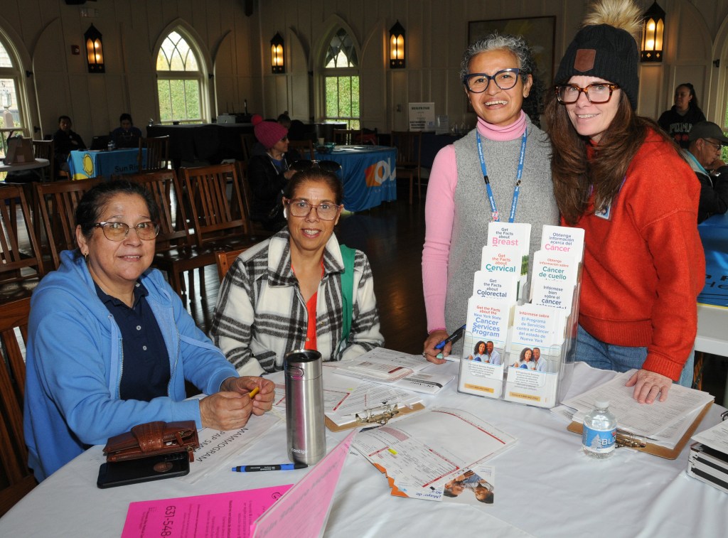 Teresa and Maria Alfaro, Patricia Ryan, Maureen O_Connor, Peconic Bay Medical Center