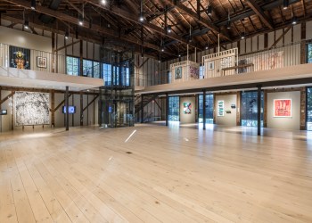 Installation of Here & There: The First Churchennial at The Church in Sag Harbor