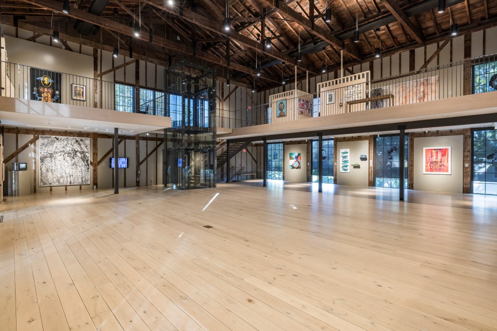 Installation of Here & There: The First Churchennial at The Church in Sag Harbor