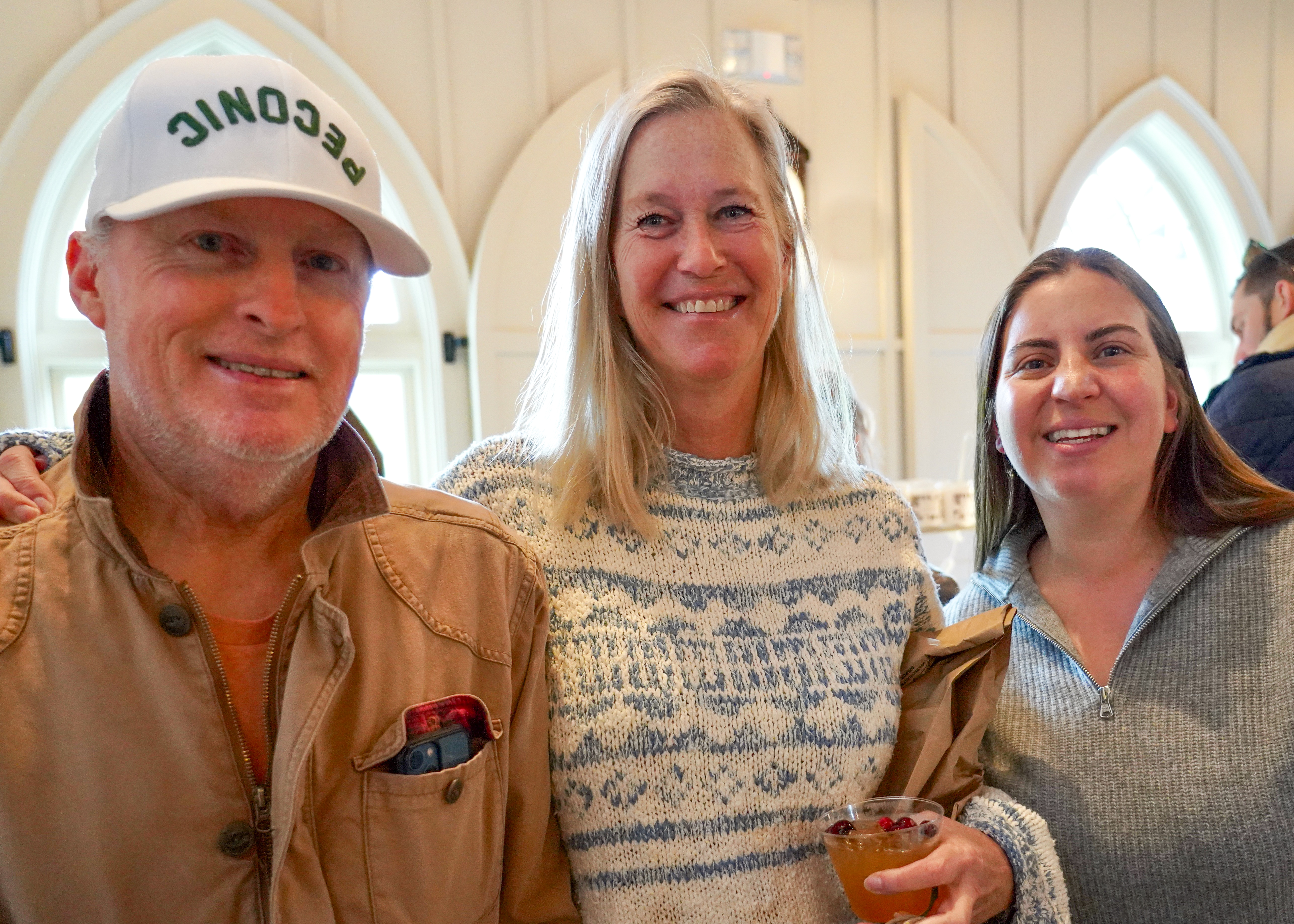 Tom Holdsworth, Laraine Gordon & Ashley Cox